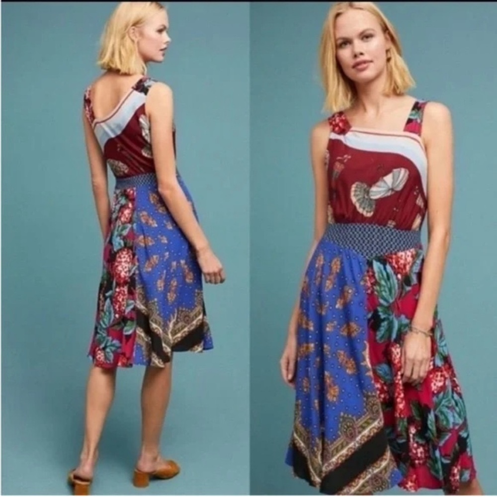 Moulinette Soeurs By Anthropologie Multicolor Sleeveless Dress